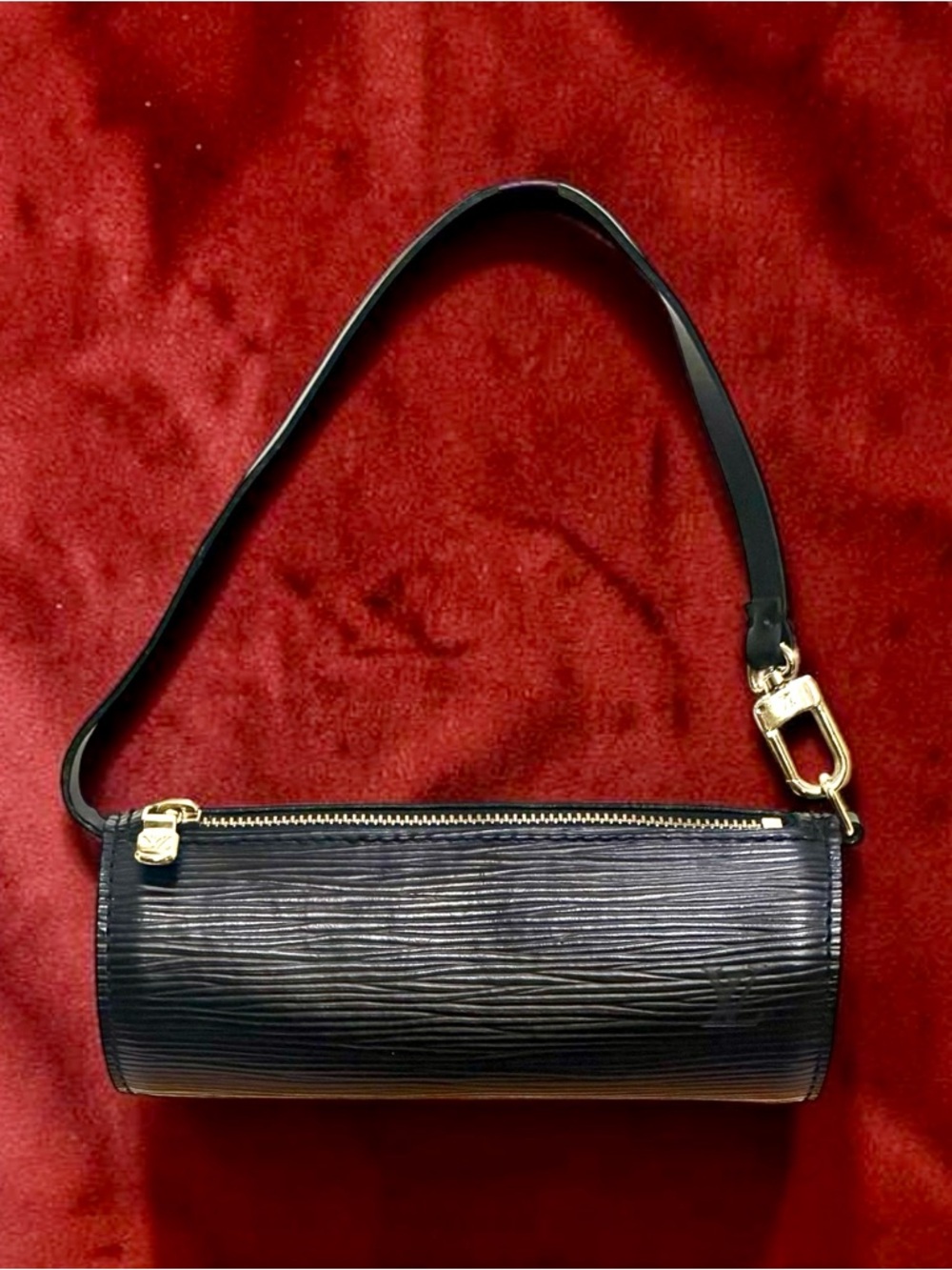 Louis Vuitton Epi Leather Papillon Pouch | Black | Mini Barrel Bag ✨